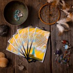 An oracle reading using “The Wisdom of Avalon” Oracle Cards by Colette Baron-Reid.